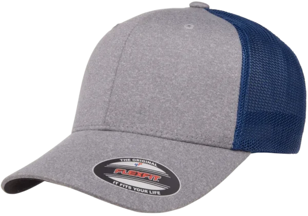 Flexfit melange trucker cap