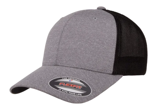 Flexfit melange trucker cap - Image 6