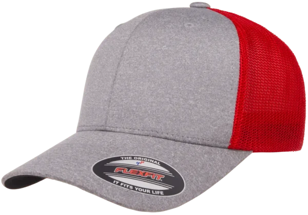 Flexfit melange trucker cap - Image 8