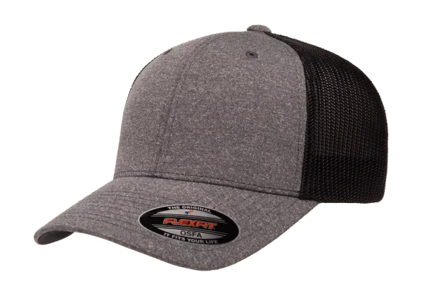 Flexfit melange trucker cap - Image 4